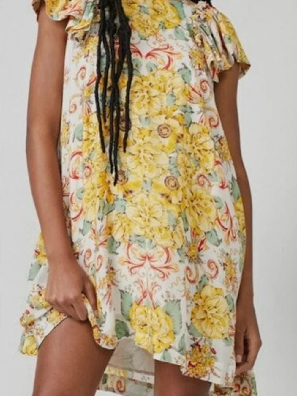 Free People Yara Printed mini Tea Dress